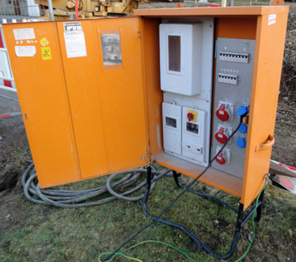 Baustromkasten bei Elektro Schertl GmbH in Edelsfeld