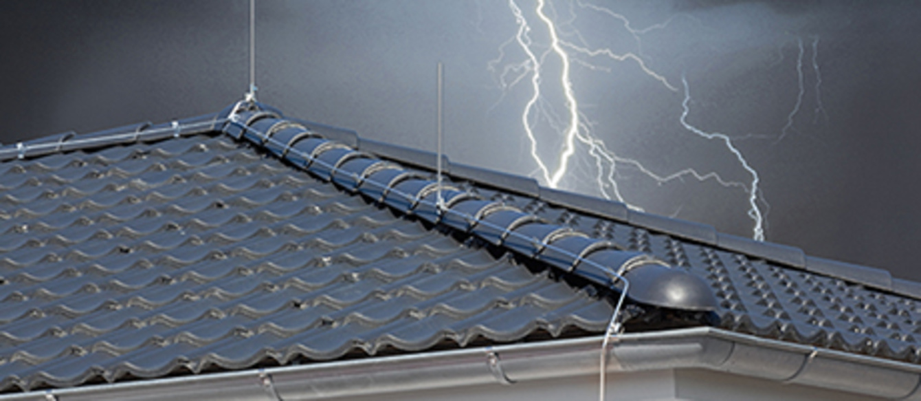 Äußerer Blitzschutz bei Elektro Schertl GmbH in Edelsfeld